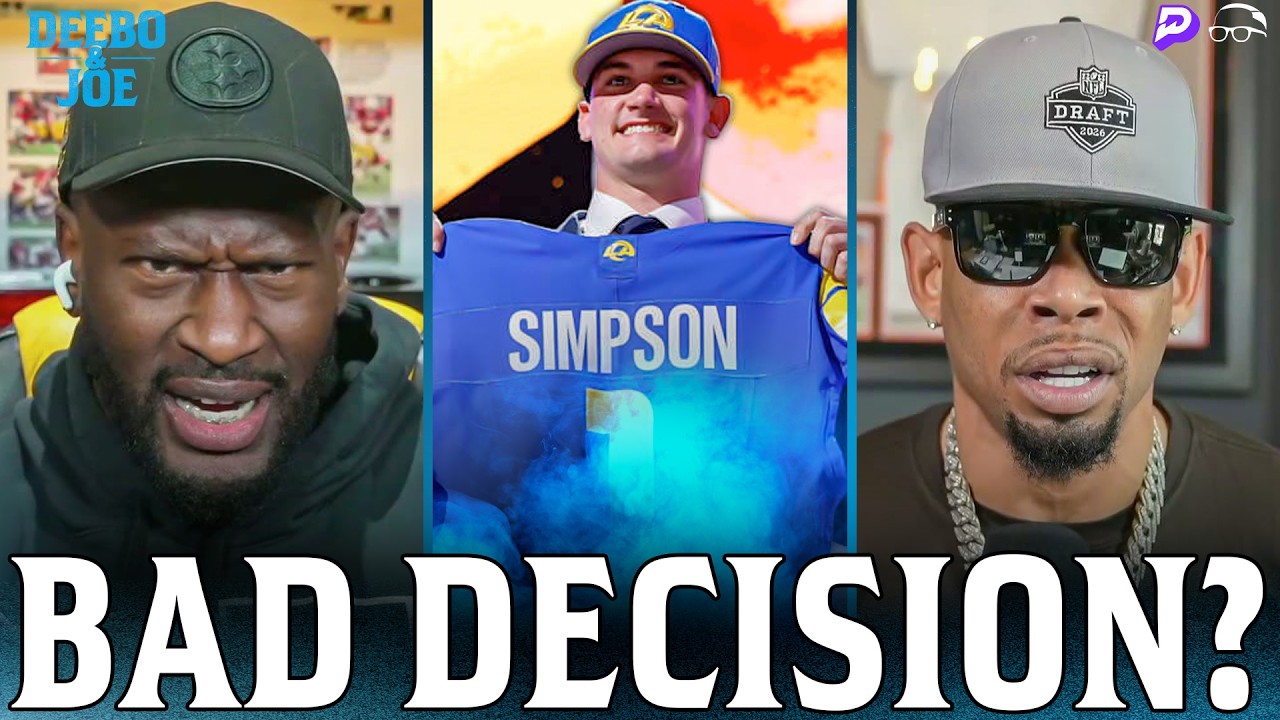 James & Joe DEBATE If Rams Made BIG MISTAKE Drafting Ty Simpson 13th Overall in Draft | Deebo & Joe
