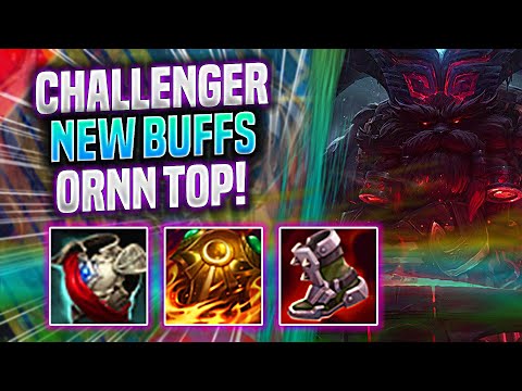 KOREAN CHALLENGER PLAY ORNN WITH NEW BUFFS! | Korean Challenger Plays Ornn Top vs Camille! |