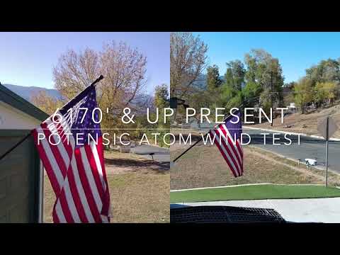 Potensic ATOM Wind Test  Filmed by Autel Evo Lite Plus   4K