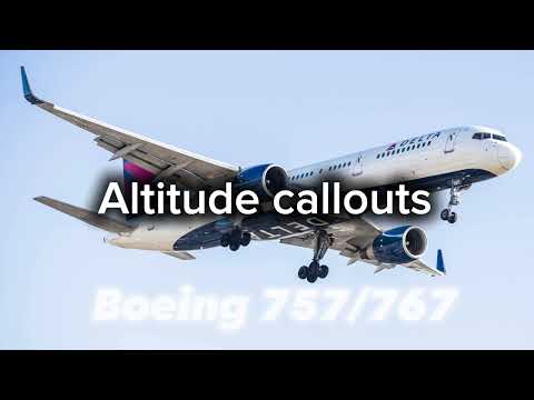 Boeing 757 and 767 GPWS and warnings.