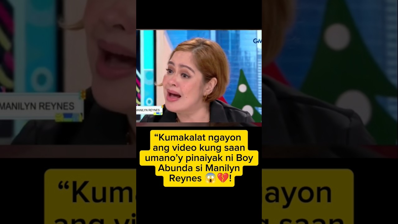 “Boy Abunda, napa-iyak umano si Manilyn Reynes?! Netizens SHOCKED! 😱💔”