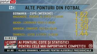 ALTE PONTURI: Extragem 18 pronosticuri pentru vineri!