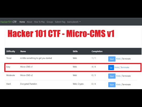 Hacker 101 CTF - Micro-CMS v1 | All Flags walkthrough