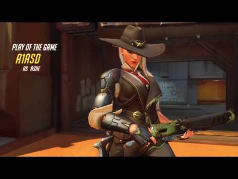 What 1000 Hours of Ashe Experience Looks Like - Overwatch Ashe POTG