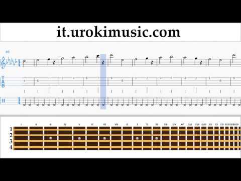 Corso di Mandolino Charlie Puth - Attention Tablature Tab Parte#1 Esercita um-i276