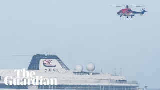 Viking Sky: rescuer&#39;s camera shows passengers being airlifted to safety