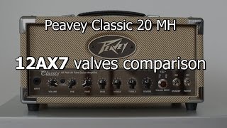 Video thumbnail for Peavey Classic 20 MH - testing preamp valves/tubes 12AX7 by trisonic