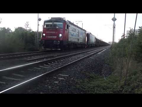 Tren de marfa CER-FERSPED prin zona Pipera cu 480-035-1 si 40-1081-1 - 19.08.2020