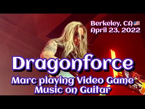 Dragonforce Marc Hudson - Dracula's Castle & Fight On! @Berkeley, CA🇺🇸 April 23, 2022 LIVE HDR 4K