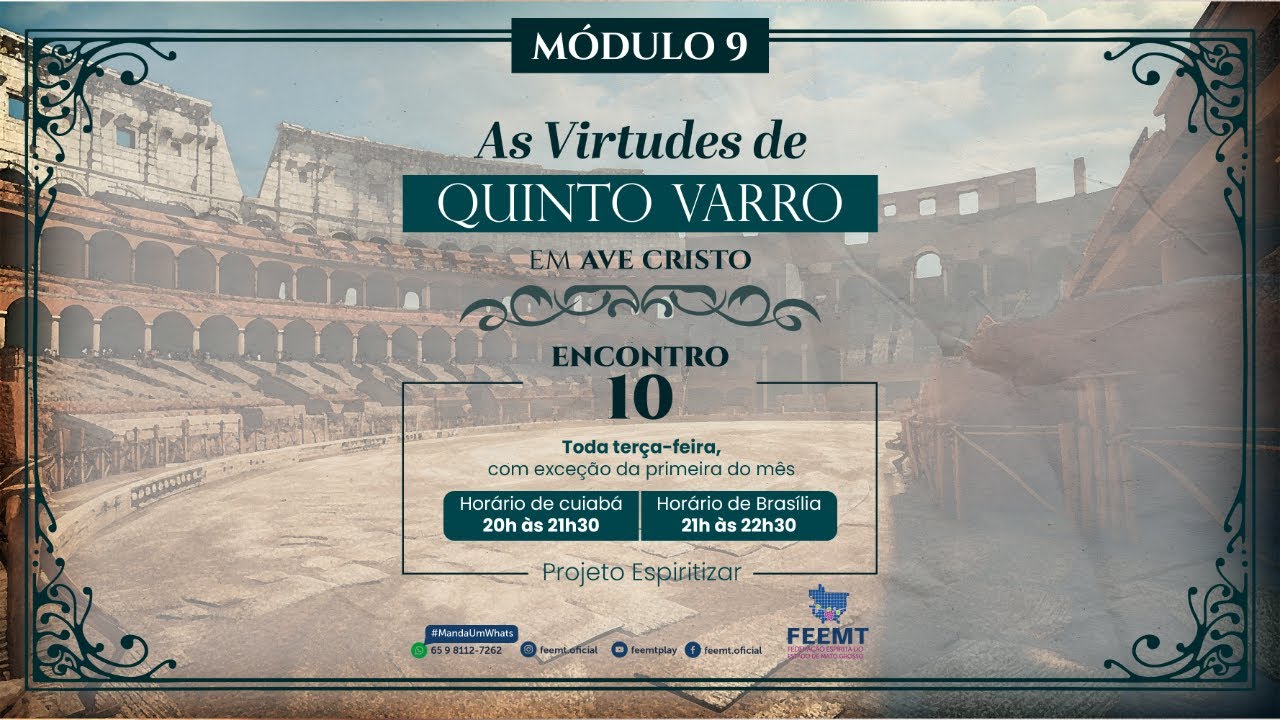 Estudo Reflexivo | As Virtudes de Quinto Varro em Ave Cristo - Encontro 10. Mód. 9
