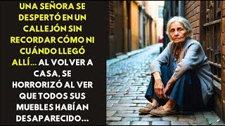 UNA SEÑORA SE DESPERTÓ EN UN CALLEJÓN SIN RECORDAR CÓMO NI CUÁNDO LLEGÓ ALLÍ... AL VOLVER A CASA...