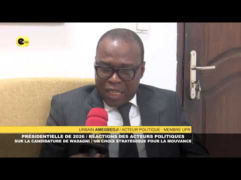 🛑Présidentielle de 2026 / Réactions des acteurs politiques sur la candidature de WADAGNI : un choi..