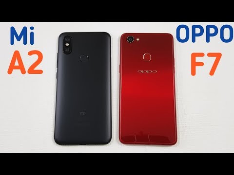Xiaomi Mi A2 vs Oppo F7 Speed Test | Fingerprint | Display & Camera Test