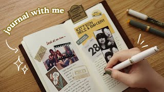 Journal with Me & Answering Questions About Traveler's Notebook | Abbey Sy