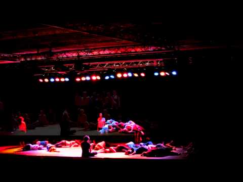 Final performance of Yoshihisa Matthias Kinoshita's workshop in 2013 Bonn