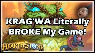 KRAG’WA Literally BROKE My Game! - Rastakhan’s Rumble Run Hearthstone