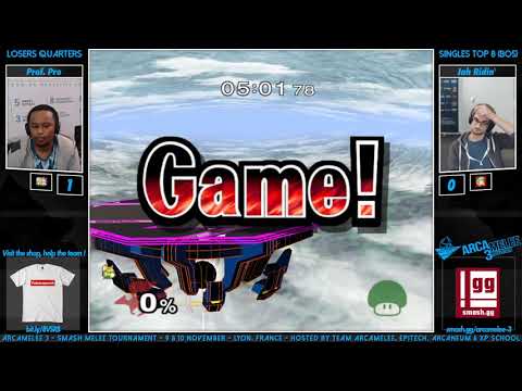 ▼ARCAMELEE 3 - LOSERS QUARTERS - Prof.Pro (Fox) VS Jah Ridin' (Luigi)