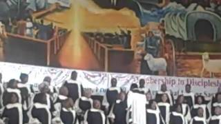 LA's 1st AME Church 'Brookinaires' Gospel Choir Perform at Labor Rally