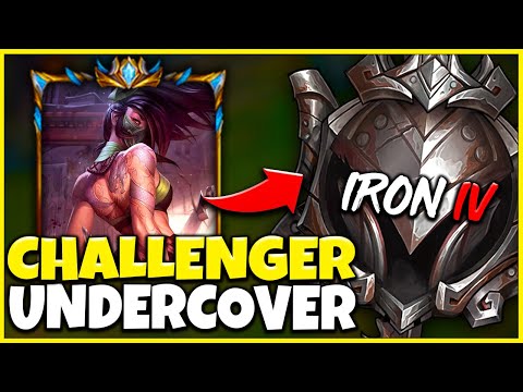 I HIRED A COACH AND PRETENDED TO BE AN IRON 4 AKALI MAIN (HE FREAKED OUT) - League of Legends