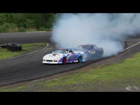 Éric Paradis Leading Martin langlois - Dmcc Drift 2015 Round 2