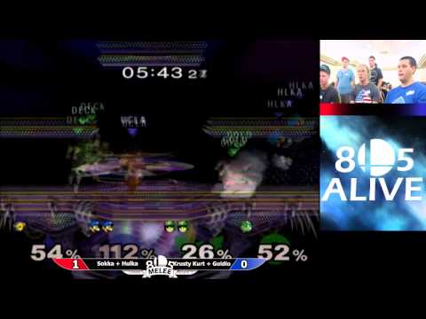 805 Alive Doubles - Krusty Kurt + Goldio vs Sokka + Hulka