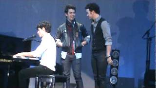 Nick Jonas and The Administration, A Little Bit Longer, Please Be Mine all three Jonas Brothers! HQ!