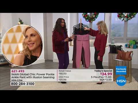 HSN | IMAN Global Chic Fashions 10.21.2018 - 03 AM