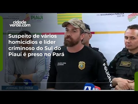 Suspeito de vários homicídios e líder criminoso do Sul do Piauí é preso no Pará