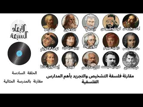 سلسلة مقارنات فلسفة التشخيص والتجريد مع عمالقة المدارس الفلسفية الحلقة السادسة المدرسة المثالية