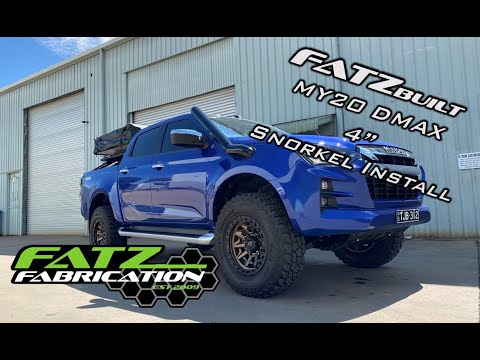 Fatz Fabrication Isuzu D-Max MY20 Snorkel Installation