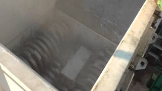 Model Q65 Quad Shaft Shredder with Hybrid-Drive Technology - Aluminum Extrusions with 2