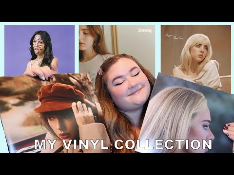 MY VINYL COLLECTION 2021💿 (part 2) taylor swift, billie eilish, olivia rodrigo, clairo & more!