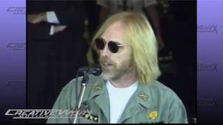 Tom Petty Inducts Carl Perkins into RockWalk 1996