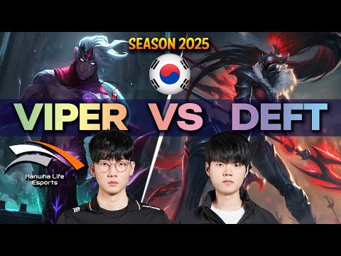 HLE Viper VARUS vs Deft KALISTA ADC - Patch 25.08 KR Ranked | lolrec