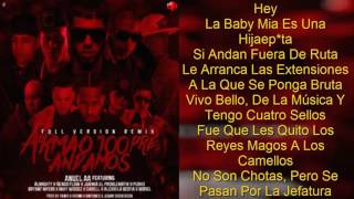 Anuel AA Ft. Almighty❌Ñengo Flow❌Pusho &amp; Más - Armao 100pre Andamos (Full Version Remix)(Letra)