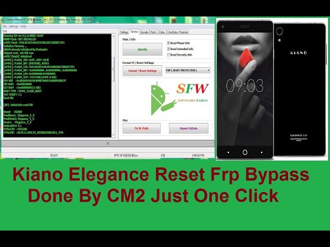 Kiano Elegance Reset Frp Bypass Done By CM2 Just One Click