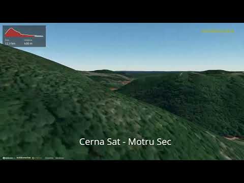 Cerna Sat - Motru Sec ∆ hiking trails ∆ 3d-trail.com/romania/