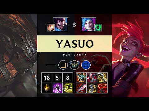 Yasuo ADC vs Jinx - EUW Challenger Patch 25.05
