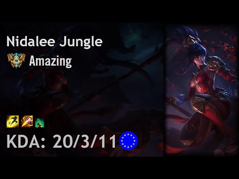 Nidalee Jungle vs Rek'Sai - Amazing - EUW Challenger Patch 6.17