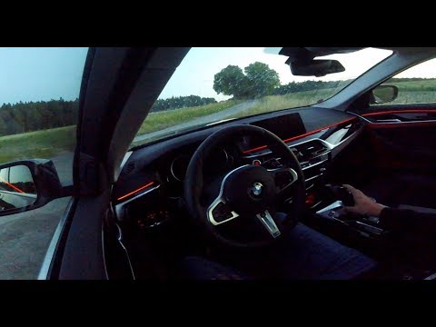 2017 BMW 520d (G30) night review POV (HD)