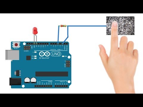 INTERRUTTORE A SFIORMANETO, CAPACITIVESENSOR, ARDUINO, DIY