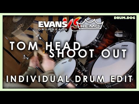 Remo vs. Evans | Tom Batter Head Shoot Out | Drum Dog
