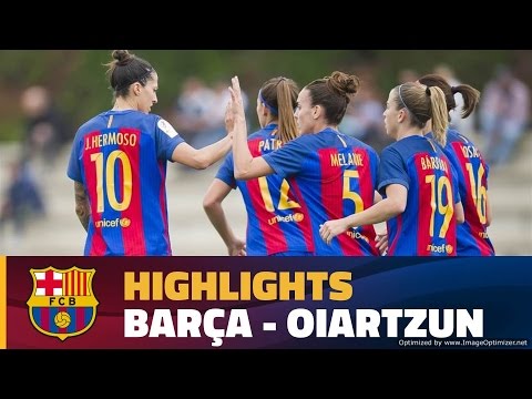 [HIGHLIGHTS] FUTBOL FEM (Lliga): FC Barcelona - Oiartzun (13-0)