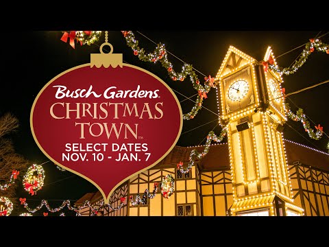 BUSCH GARDENS® CHRISTMAS TOWN™ | DIAS SELECIONADOS DE 10 DE NOVEMBRO A 7 DE JANEIRO
