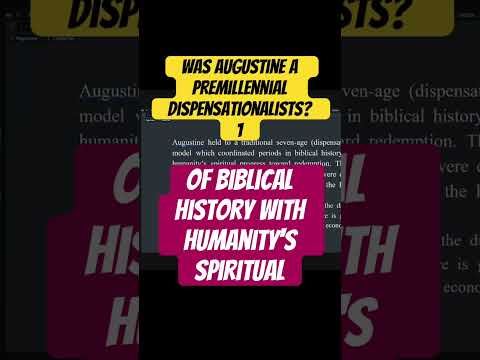 No Wonder Catholics Hate Dispensationalism! #shorts #catholic #augustine #dispensationalism #debate