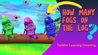 Five Little Frogs | Dino Kids |Toddler Learning Cartoons| Newborn Baby Songs & Nursery Rhymes