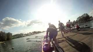 preview picture of video 'GoPro Hero Rowing 4YX+ filmé aux régates de masse à Mantes la Jolie - Aviron SNP - Le Perreux'
