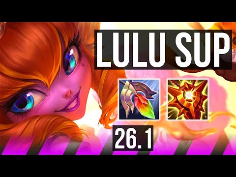 LULU & Lucian vs SORAKA & Jinx (SUP) | Good KDA: 3/1/19 | EUNE Master | 26.1