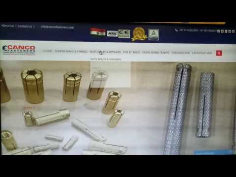 Canco Brass Anchor Fasteners