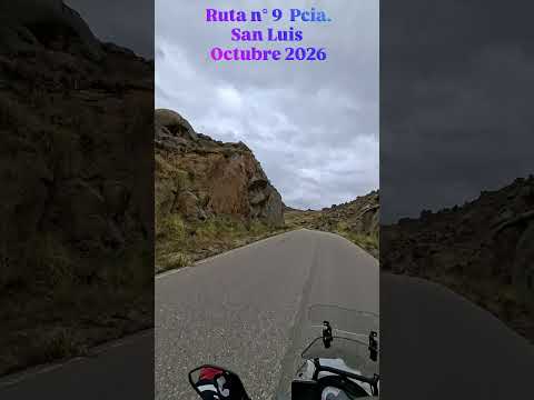Ruta 9 desde Nogoli hasta Trapiche, San Luis octubre 2026